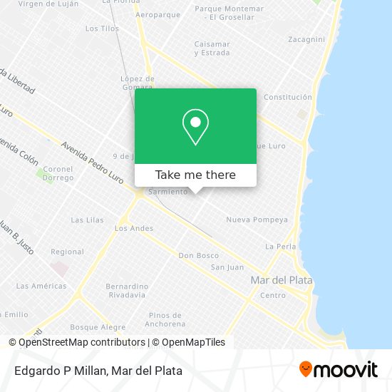 Edgardo P Millan map