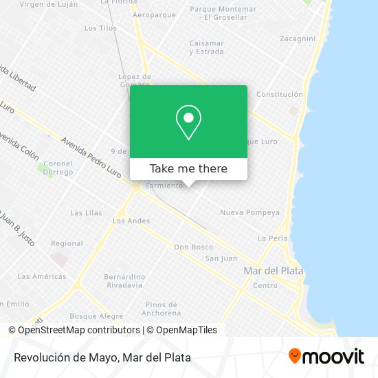 Revolución de Mayo map