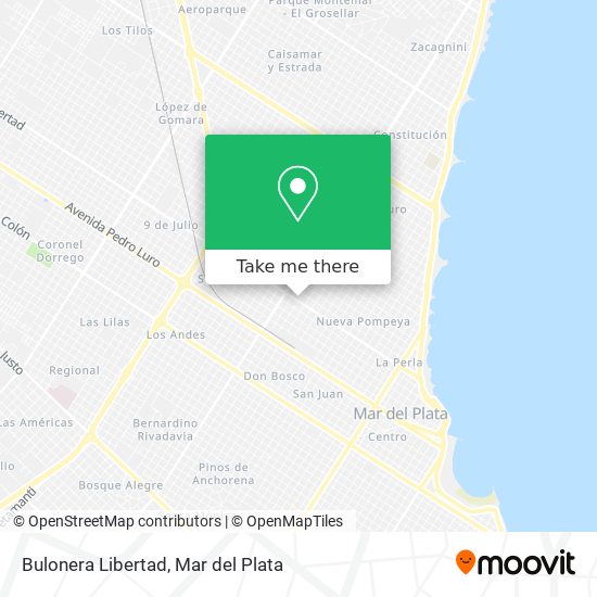 Bulonera Libertad map