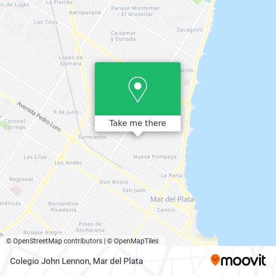 Mapa de Colegio John Lennon