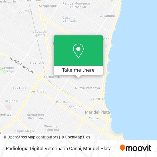 Radiología Digital Veterinaria Canai map