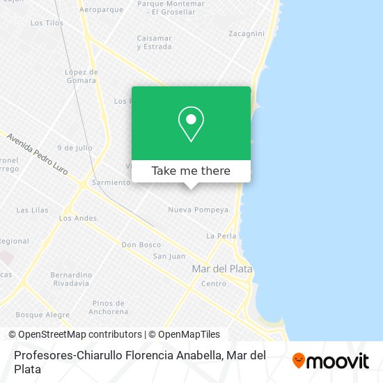 Profesores-Chiarullo Florencia Anabella map