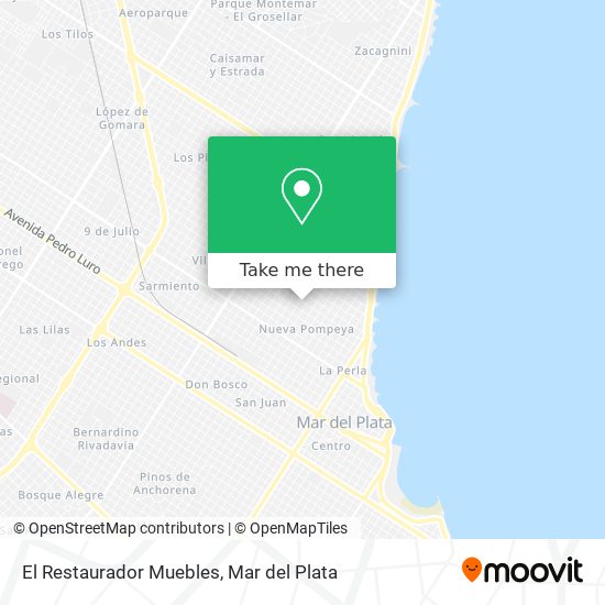 El Restaurador Muebles map