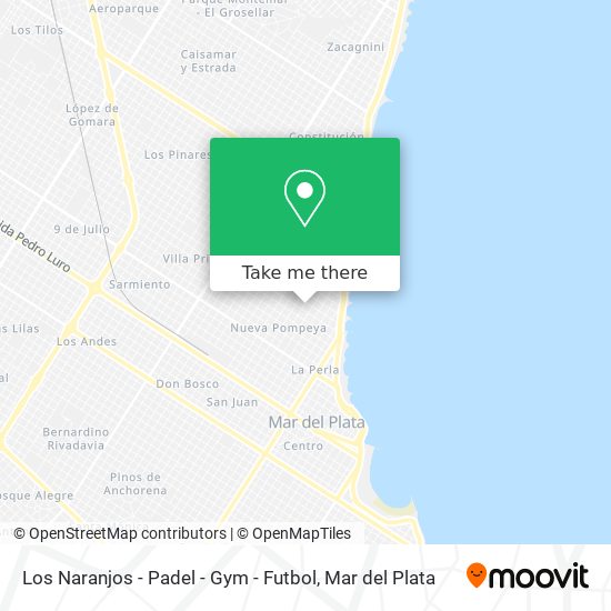 Los Naranjos - Padel - Gym - Futbol map