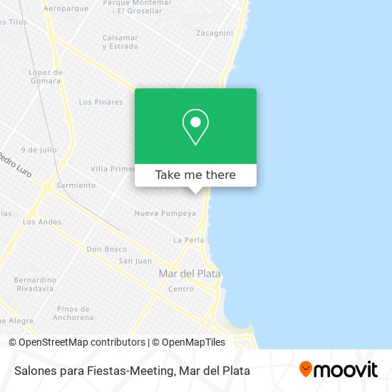 Mapa de Salones para Fiestas-Meeting