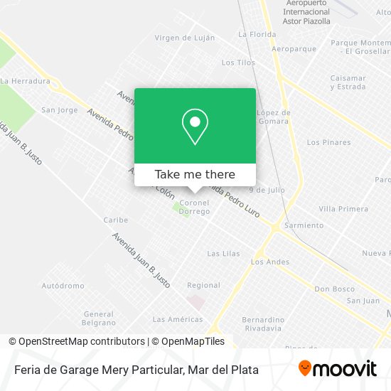 Feria de Garage Mery Particular map