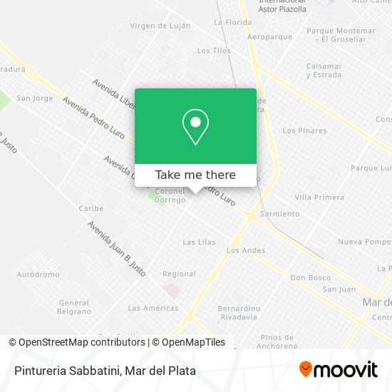 Pintureria Sabbatini map