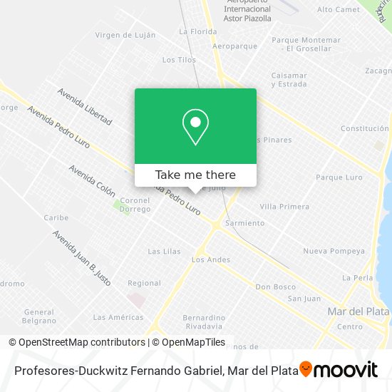 Mapa de Profesores-Duckwitz Fernando Gabriel