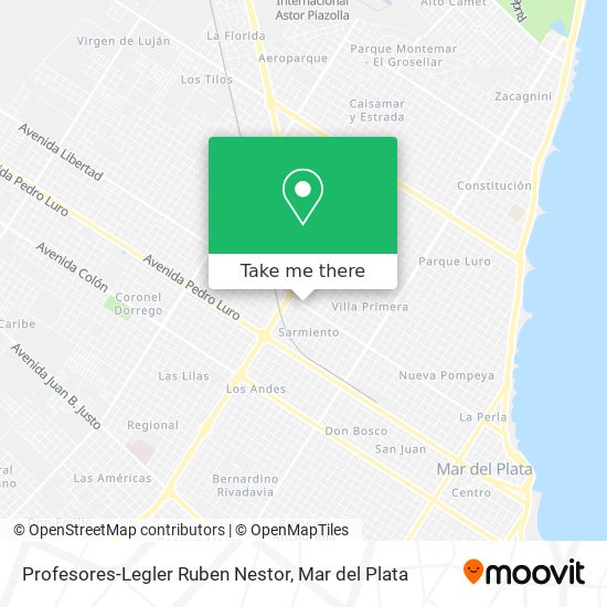 Mapa de Profesores-Legler Ruben Nestor