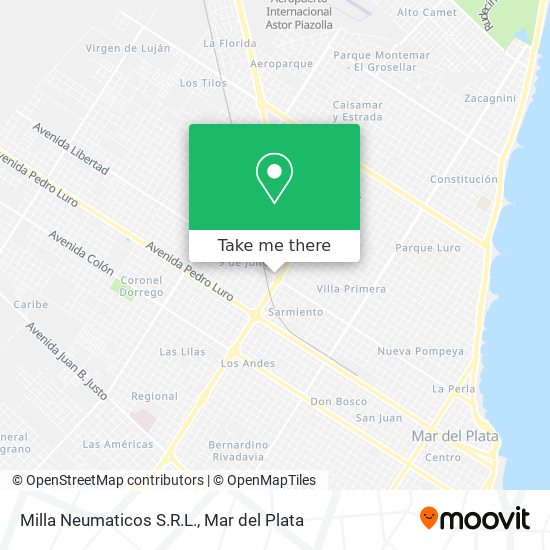 Milla Neumaticos S.R.L. map