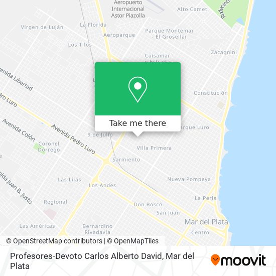 Profesores-Devoto Carlos Alberto David map