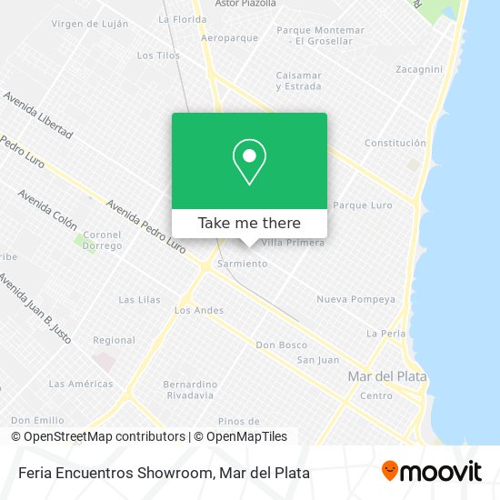 Feria Encuentros Showroom map