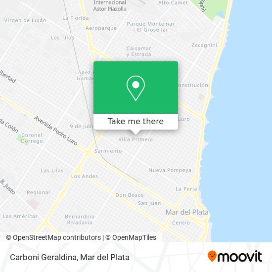 Mapa de Carboni Geraldina