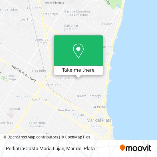 Mapa de Pediatra-Costa Maria Lujan