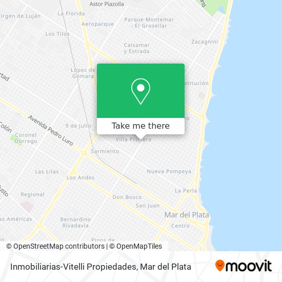 Mapa de Inmobiliarias-Vitelli Propiedades