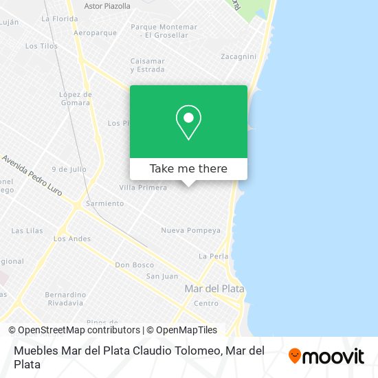 Mapa de Muebles Mar del Plata Claudio Tolomeo