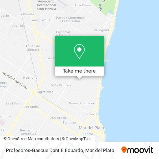 Profesores-Gascue Dant E Eduardo map