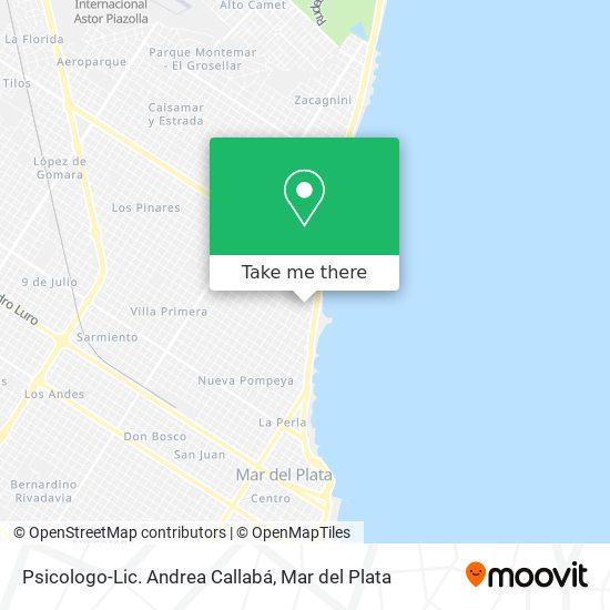 Psicologo-Lic. Andrea Callabá map