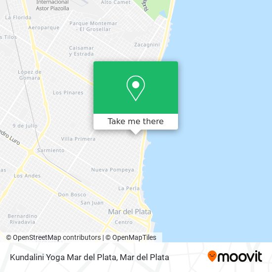 Kundalini Yoga Mar del Plata map