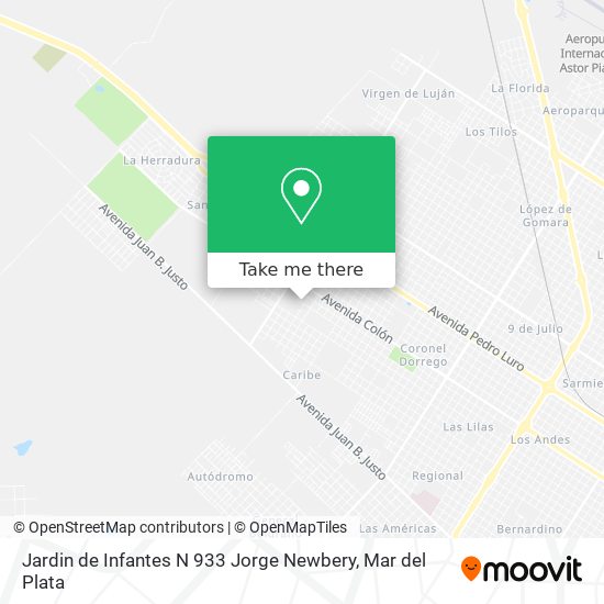 Jardin de Infantes N 933 Jorge Newbery map