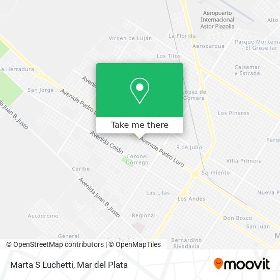 Marta S Luchetti map