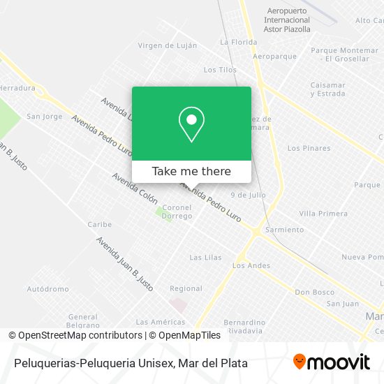Peluquerias-Peluqueria Unisex map