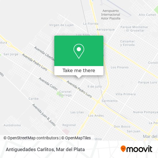 Antiguedades Carlitos map