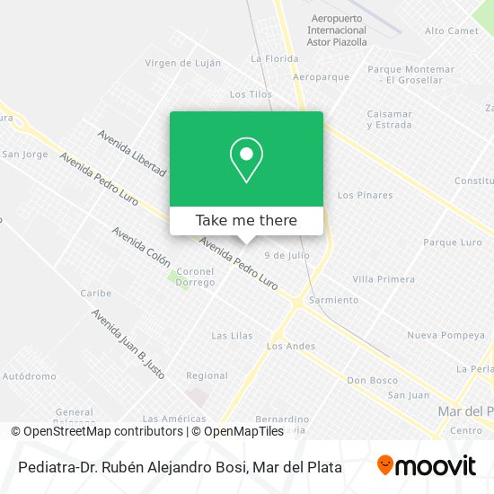 Mapa de Pediatra-Dr. Rubén Alejandro Bosi