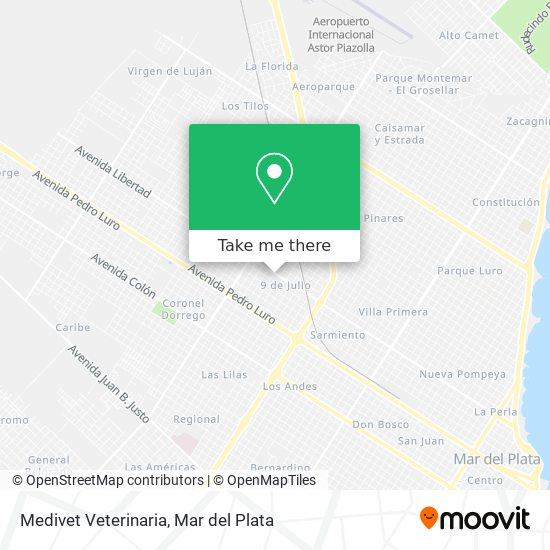 Medivet Veterinaria map