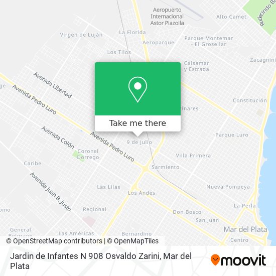 Jardin de Infantes N 908 Osvaldo Zarini map
