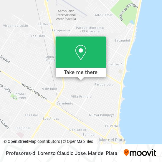 Profesores-di Lorenzo Claudio Jose map