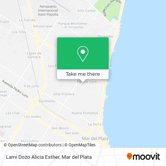 Lami Dozo Alicia Esther map