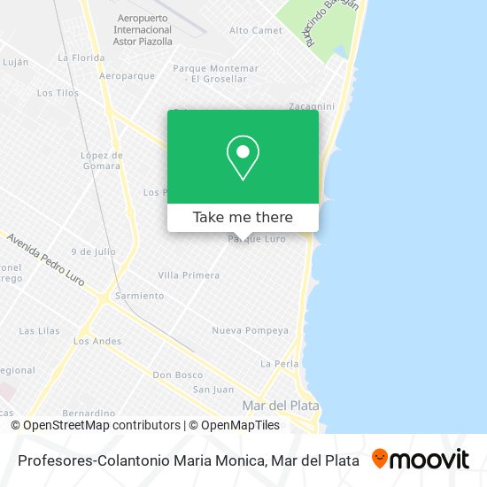 Profesores-Colantonio Maria Monica map