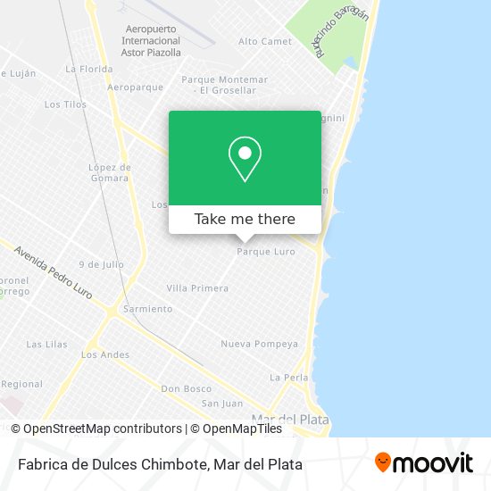 Fabrica de Dulces Chimbote map