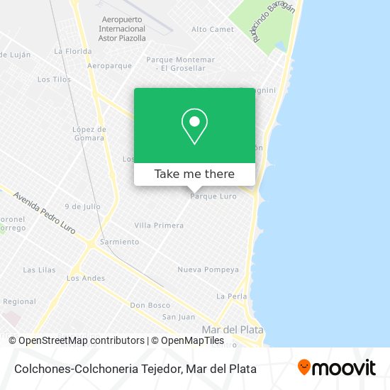 Mapa de Colchones-Colchoneria Tejedor