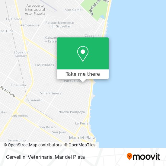 Cervellini Veterinaria map