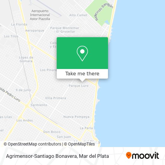 Agrimensor-Santiago Bonavera map