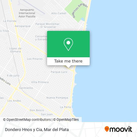 Dondero Hnos y Cia map