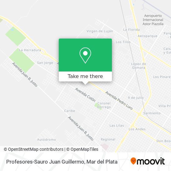 Profesores-Sauro Juan Guillermo map