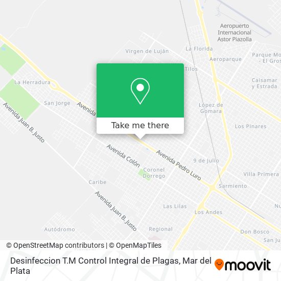 Mapa de Desinfeccion T.M Control Integral de Plagas
