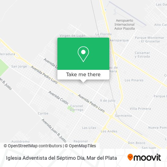 Iglesia Adventista del Séptimo Día map