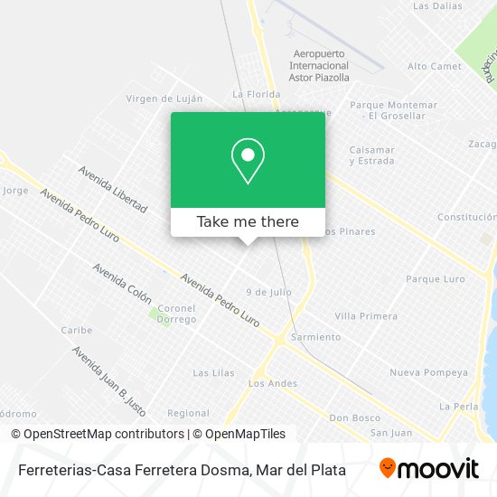 Mapa de Ferreterias-Casa Ferretera Dosma