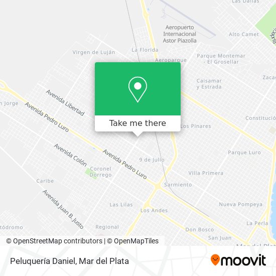 Peluquería Daniel map