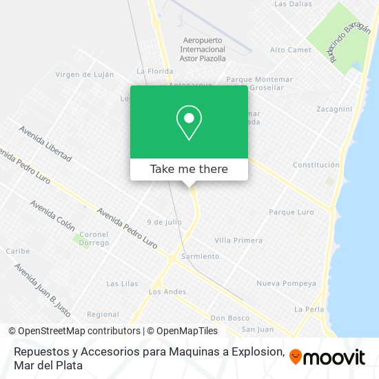 Repuestos y Accesorios para Maquinas a Explosion map