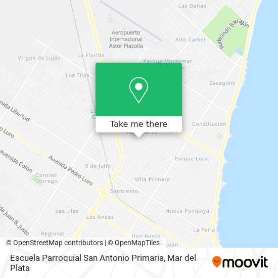 Escuela Parroquial San Antonio Primaria map