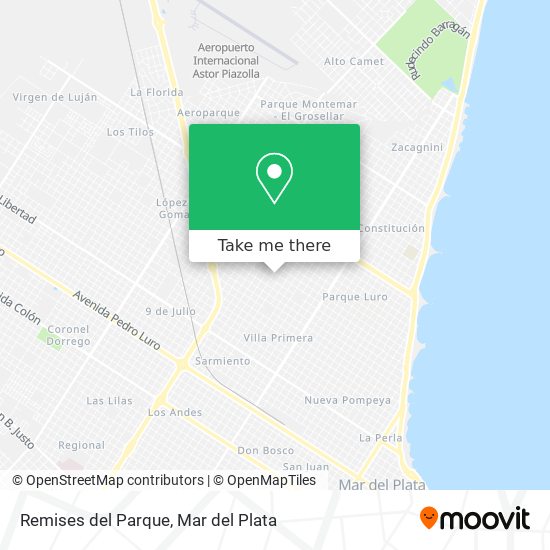 Mapa de Remises del Parque
