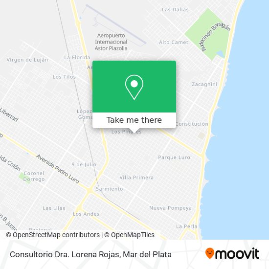 Consultorio Dra. Lorena Rojas map