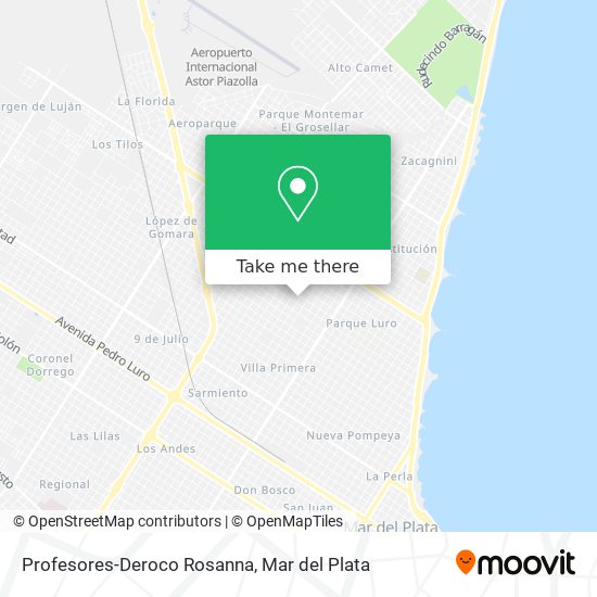 Profesores-Deroco Rosanna map