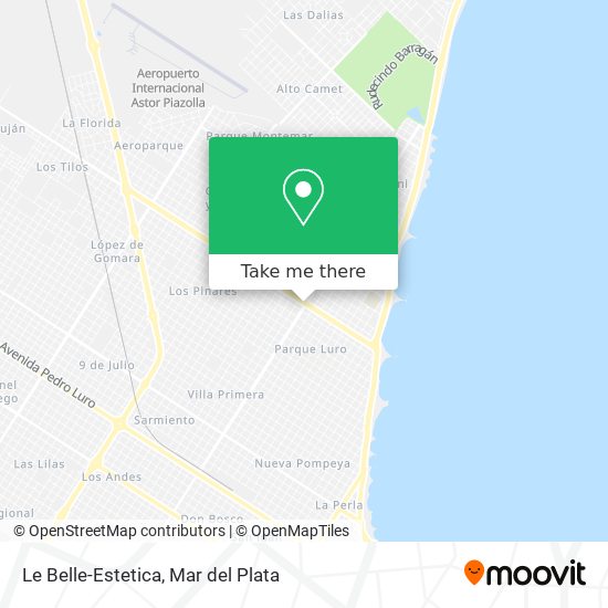 Le Belle-Estetica map