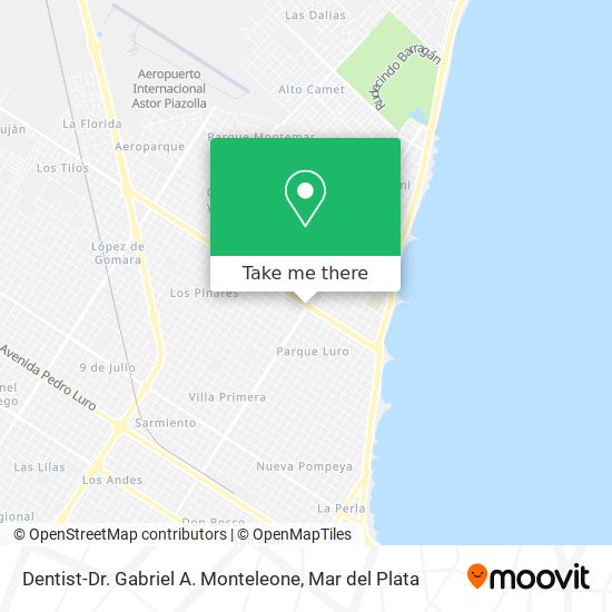 Dentist-Dr. Gabriel A. Monteleone map